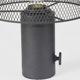 LABEL51 - Tafellamp Fungo - Zwart - Metaal - 23x23x29 cm