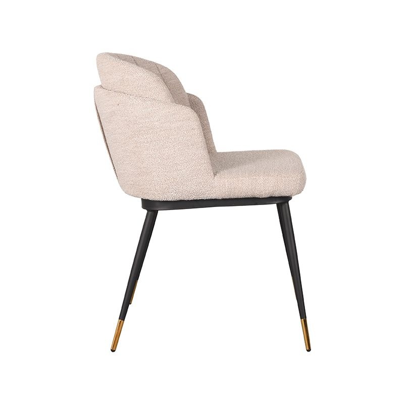 LABEL51 Eetkamerstoel Loed - Naturel - Stof 50x59x79 cm
