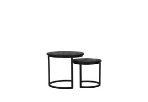 LABEL51 Salontafel Duo - Zwart - Mangohout