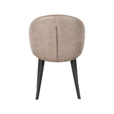 LABEL51 - Eetkamerstoel Logan - Taupe - 62x57x84cm - Set van 2