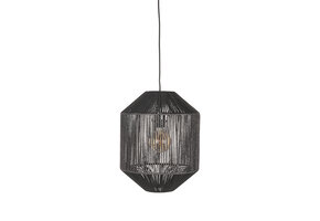 LABEL51 - Hanglamp Ibiza - Zwart - 33x33x162cm