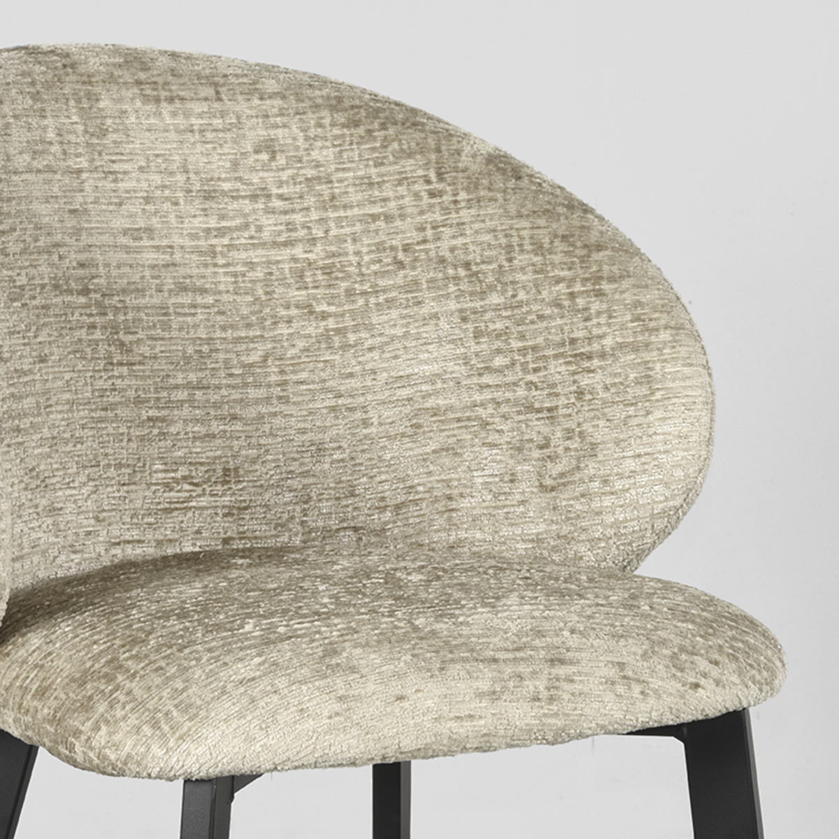 LABEL51 - Eetkamerstoel Logan - Beige - 62x57x84cm - Set van 2