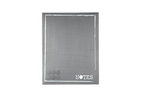 LABEL51 Wanddecoratie Memobord - Antiek grijs - Metaal - 36x3x46 cm