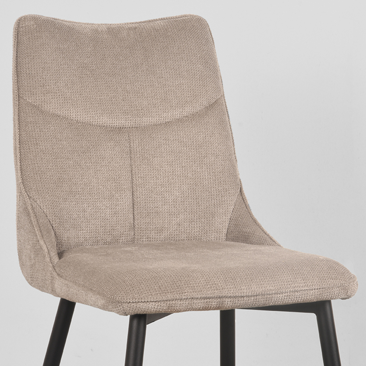 LABEL51 - Eetkamerstoel Riv - Clay - 59x47x88cm - Set van 4