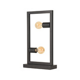 LABEL51 Tafellamp Quadrato - Zwart - Metaal - 20x10x45 cm