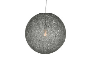 LABEL51 Hanglamp Twist - Grijs - Vlas - 55 cm - XL