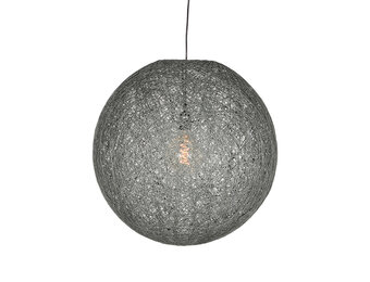 LABEL51 Hanglamp Twist - Grijs - Vlas - 55 cm - XL