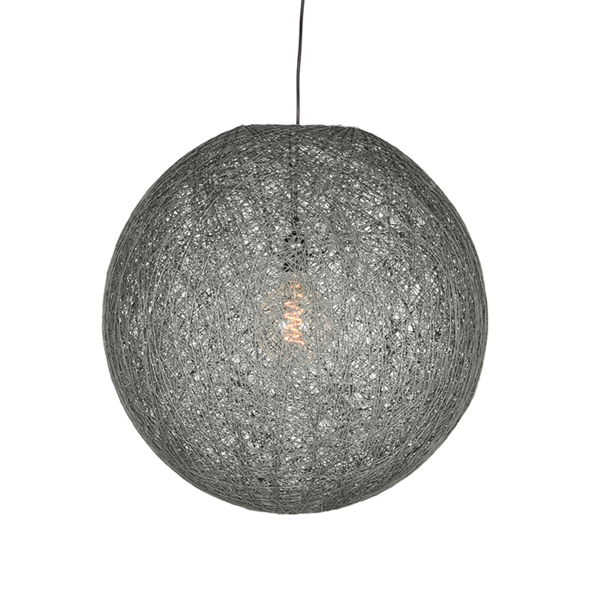 LABEL51 - Hanglamp Twist - Grijs - 55x55x55cm