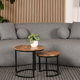 LABEL51 Vloerkleden Luxy - Antraciet - Synthetisch - 160x230 cm