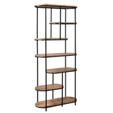 Brix - Kabinetkast Milou - 84x190cm - Marmer en Gecoat Staal - Bruin