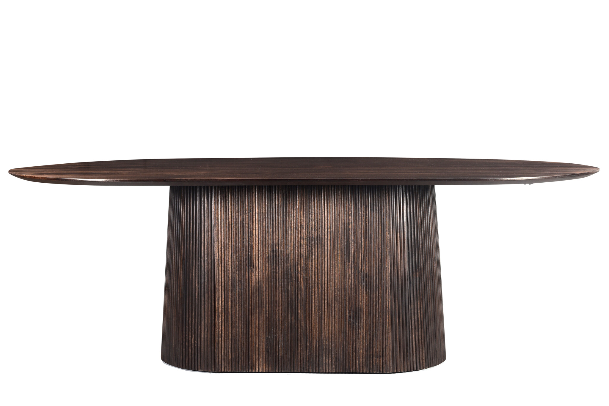 Livingfurn - Eetkamertafel Salvator Walnut 200cm - Mangohout