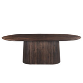 Livingfurn - Eetkamertafel Salvator Walnut 200cm - Mangohout