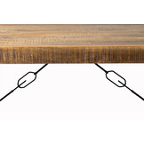 Livingfurn - Eetkamertafel Nairobi - U-Pot - Mangohout - 220x100 cm