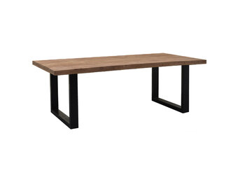Brix - Eetkamertafel Sturdy - 220x100cm - Mangohout - Bruin