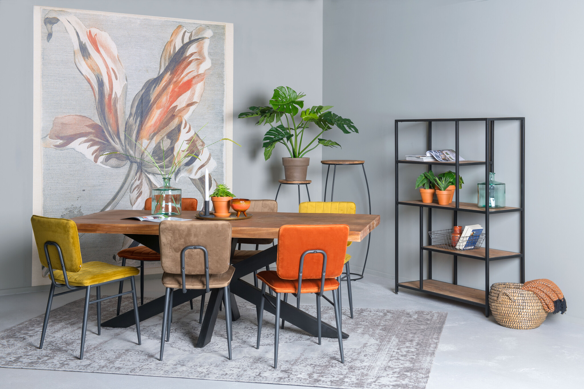 Brix - Bruine Eetkamertafel - 240 cm - Mangohout