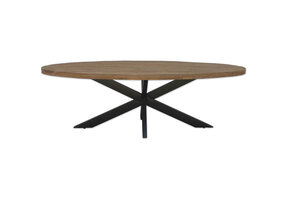 Brix - Eetkamertafel Ovaal - 210 cm - Mangohout - Bruin