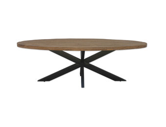 Brix - Eetkamertafel Ovaal - 210 cm - Mangohout - Bruin