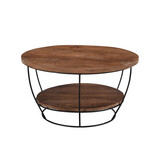 Brix - Salontafel Brix Evan - 65x65x34cm - Mangohout