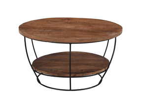 Brix - Salontafel Brix Evan - 65x65x34cm - Mangohout