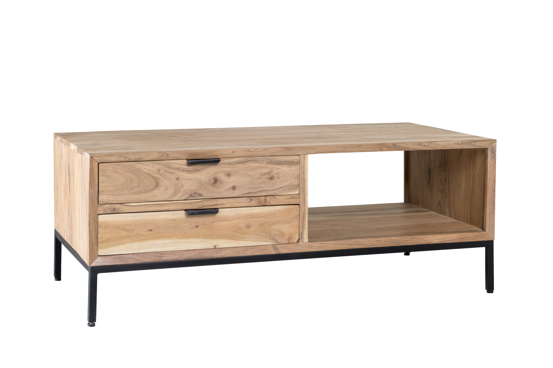 Livingfurn - Salontafel Oslo - 60x120x45cm - Acasiahout