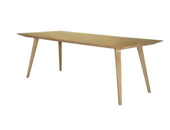 Livingfurn - Eetkamertafel Tomar 220cm - Teakhout