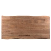 Brix - e Bruine Eetkamertafel Brix - U Poot -  Mangohout   - 200 cm