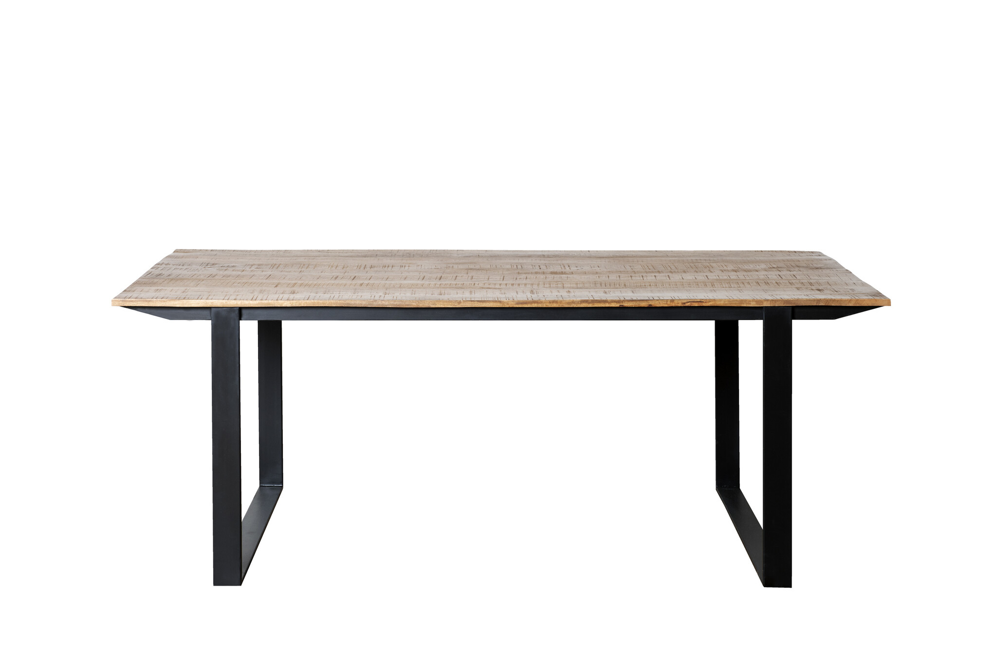 Livingfurn -  Eetkamertafel Valdez - U poot - Mango Hout  - 200 cm - Bruin