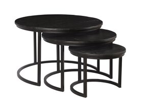 Livingfurn - Salontafel Jerrel Kala - 74x74x42 - Mangohout