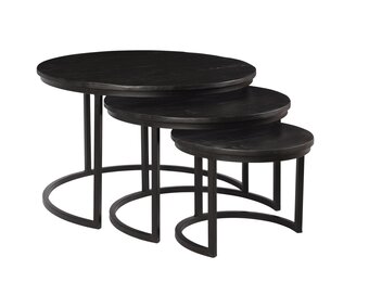 Livingfurn - Salontafel Jerrel Kala - 74x74x42 - Mangohout