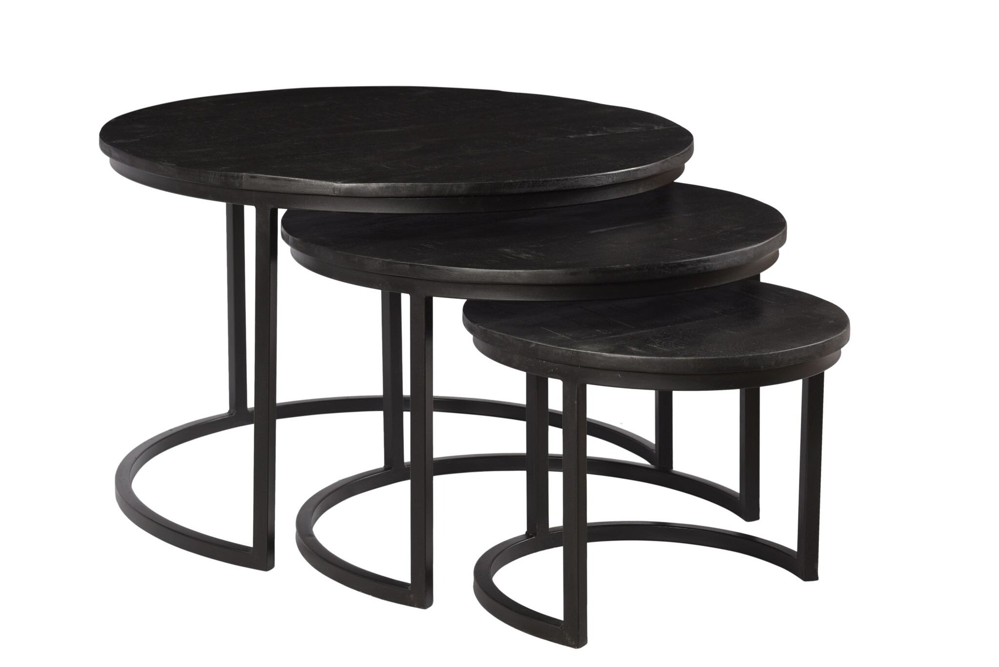 Livingfurn - Salontafel Jerrel Kala - 74x74x42 - Mangohout