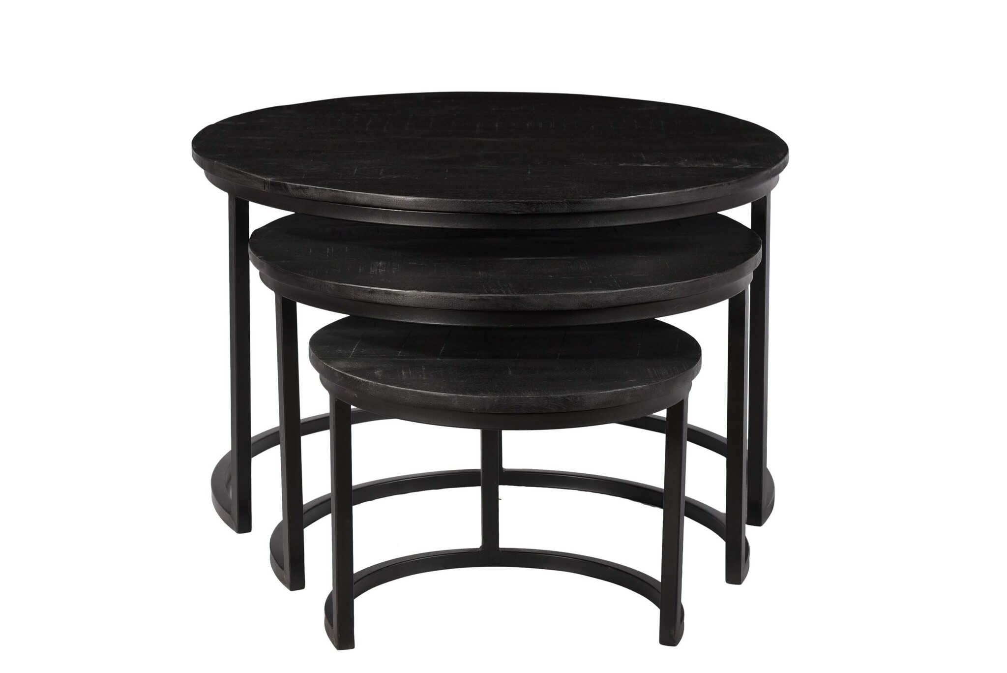Livingfurn - Salontafel Jerrel Kala - 74x74x42 - Mangohout