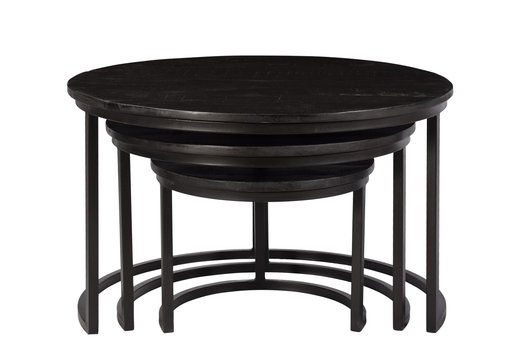 Livingfurn - Salontafel Jerrel Kala - 74x74x42 - Mangohout