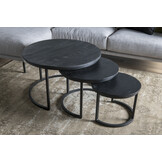 Livingfurn - Salontafel Jerrel Kala - 74x74x42 - Mangohout