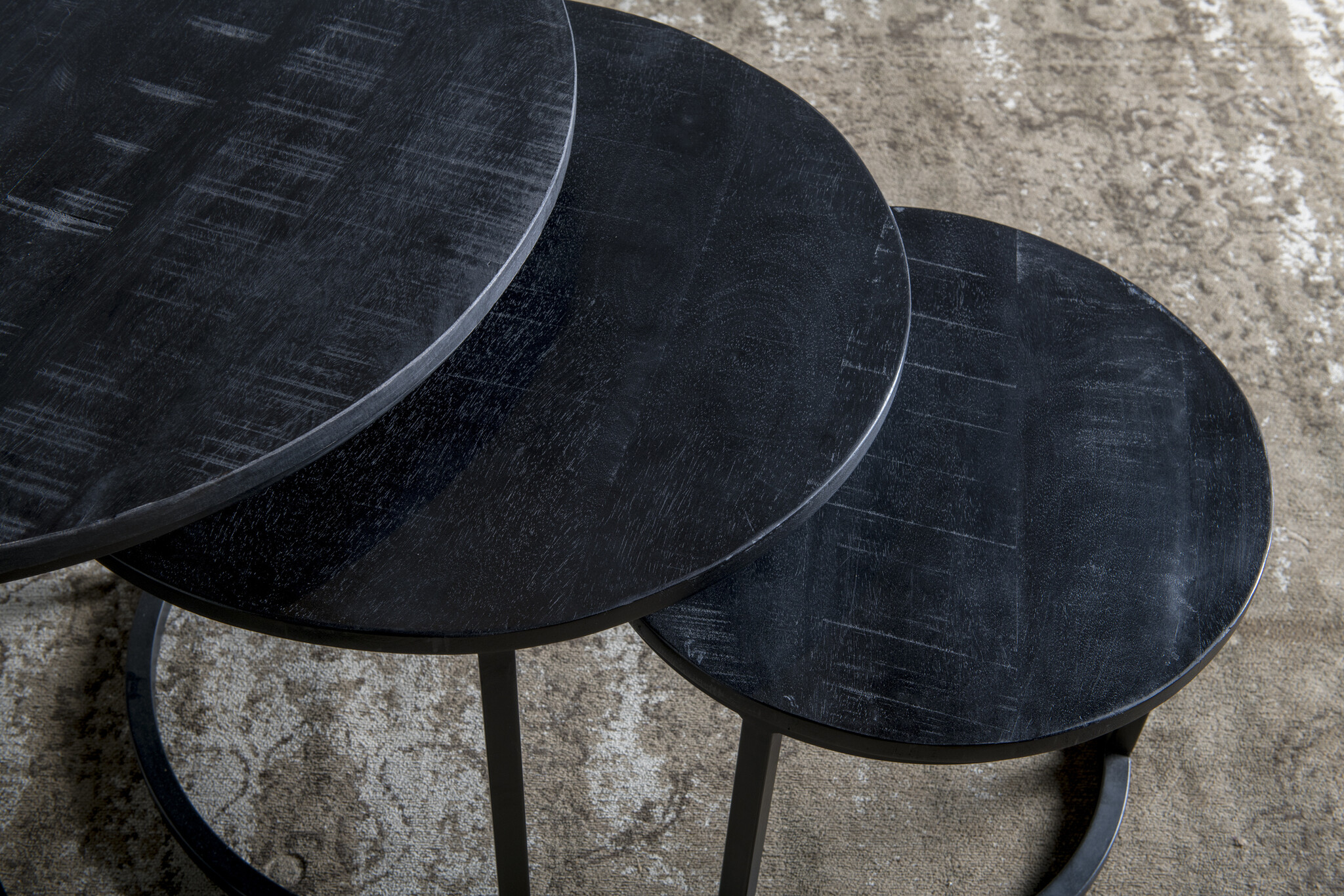 Livingfurn - Salontafel Jerrel Kala - 74x74x42 - Mangohout