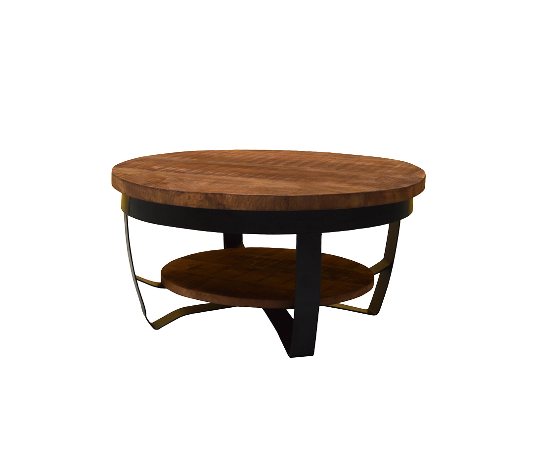 Brix - Salontafel Brix Mark - 65x65x33 - Mangohout