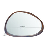 Brix - Spiegels Brix Jaira Walnut - Mangohout