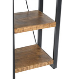 Livingfurn - Boekenkasten Nairobi 200cm - Mangohout