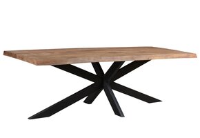 Brix - Bruine Eetkamertafel - 200 cm - Mangohout