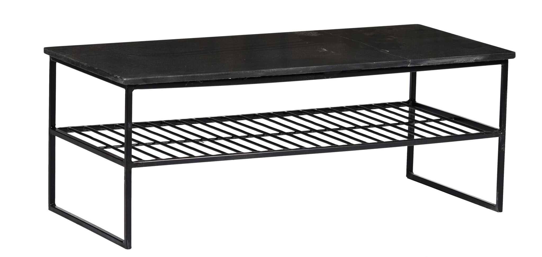 Livingfurn - Salontafel Dian Zwart - 40x90x35cm - Marmer