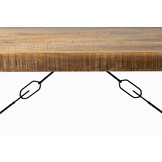 Livingfurn - Eetkamertafel Nairobi - U-Pot - Mangohout - 160x90 cm