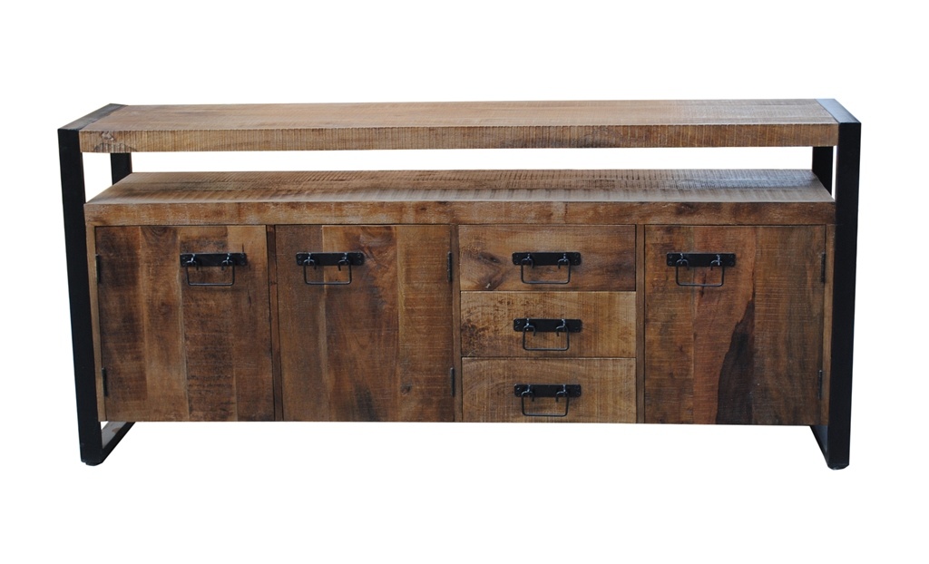 D - Livingfurn - Dressoir Strong 180 cm - Mangohout
