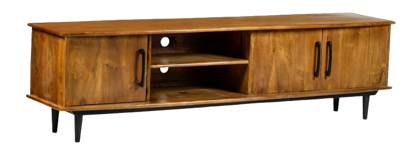 Livingfurn - TV Meubel Elias 200cm - Mangohout