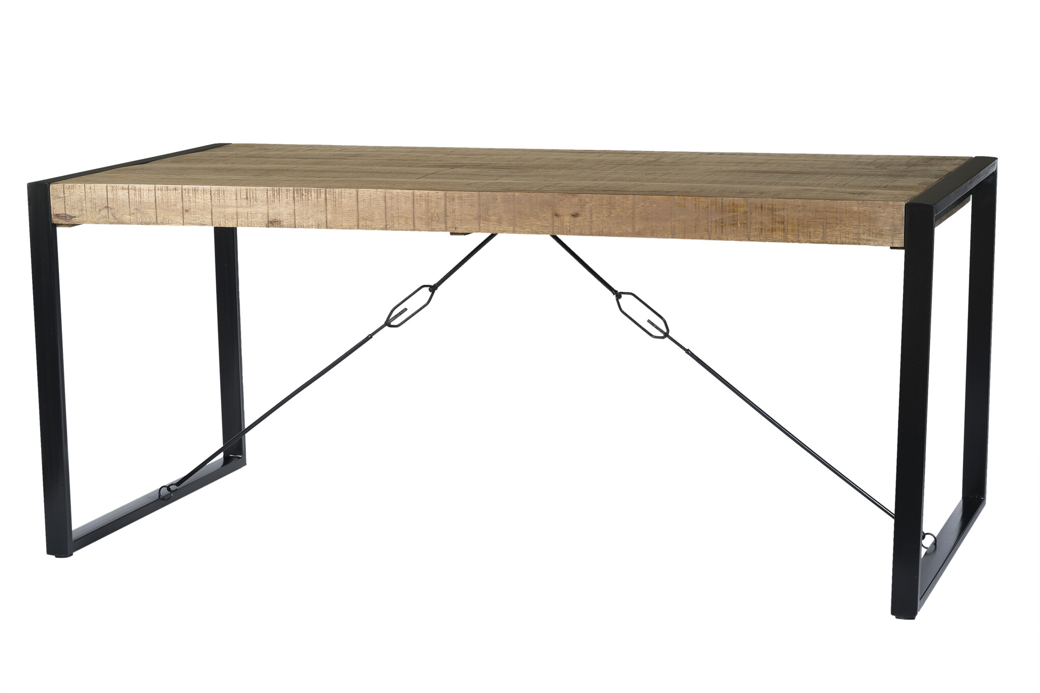 Livingfurn - Eetkamertafel Nairobi - U-Pot - Mangohout - 180x90 cm