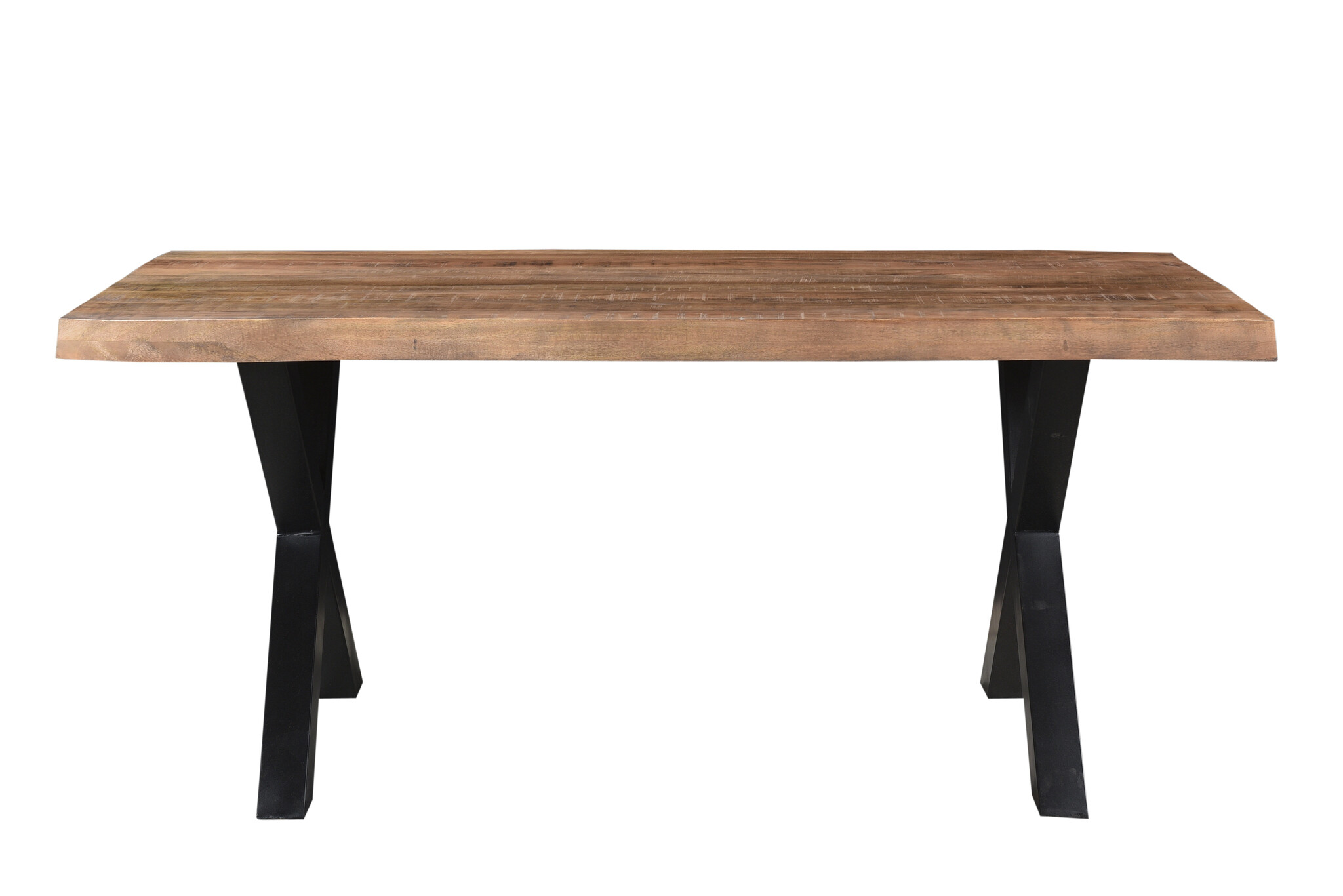 Livingfurn - Eetkamertafel Tree - X-Poten - Mango Hout - 220 - Bruin