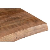 Livingfurn - Eetkamertafel Tree - X-Poten - Mango Hout - 220 - Bruin