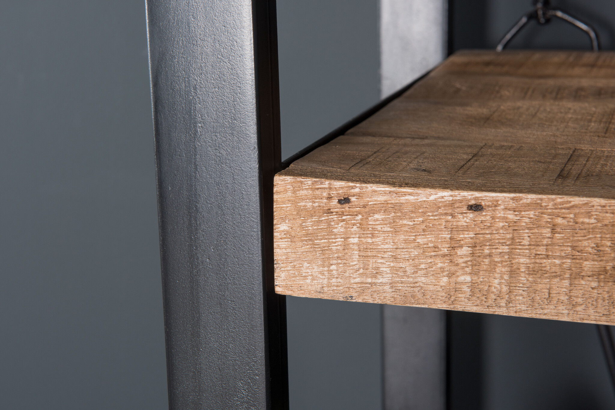 D - Livingfurn - Boekenkast Strong - 200cm - Mangohout - Bruin