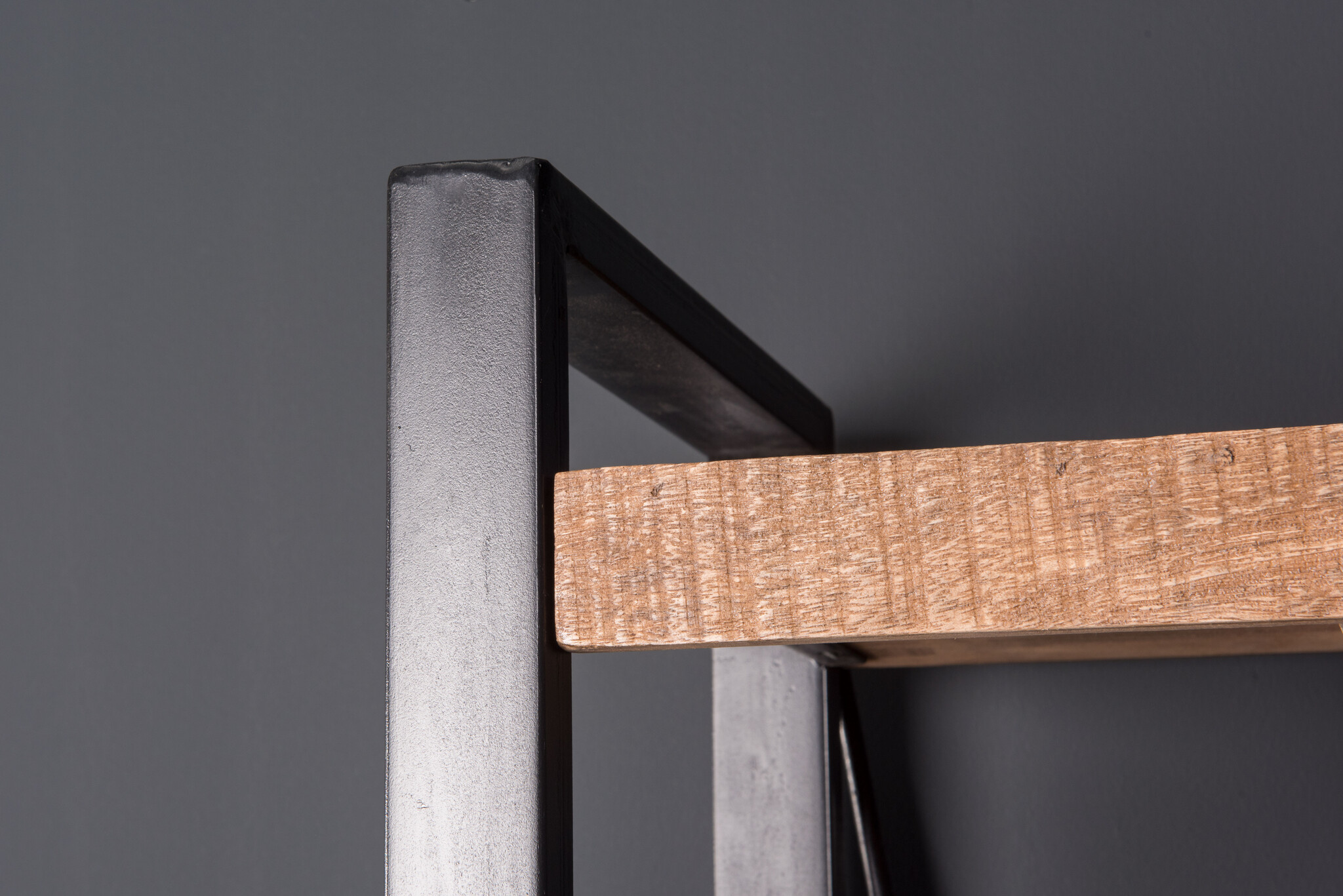 D - Livingfurn - Boekenkast Strong - 200cm - Mangohout - Bruin