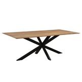 Livingfurn - Eetkamertafel Oslo - Acasia Hout  - Bruine   - 200 cm