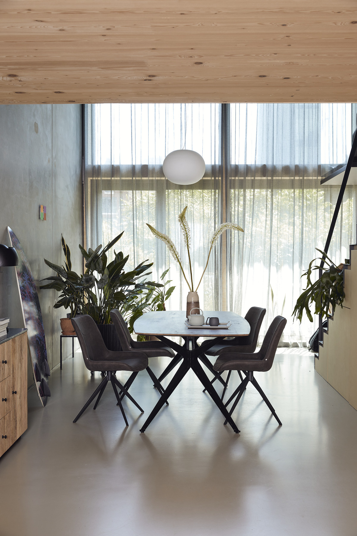 Brix - Eetkamertafel Brix Bjorn - 240cm - Mangohout- Bruin