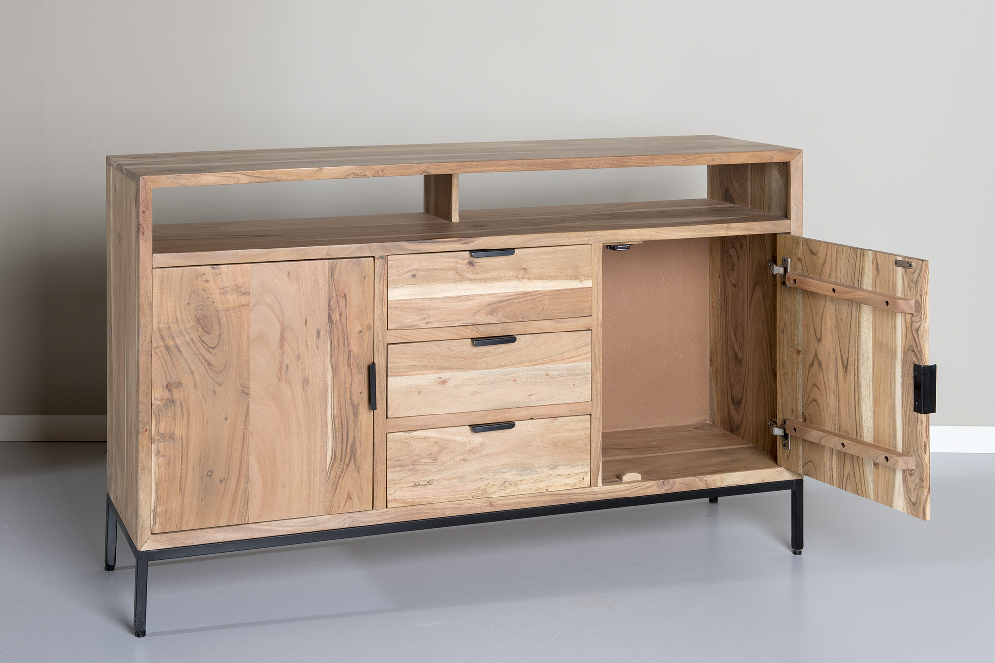 Livingfurn - Dressoir Oslo Acasia 140 cm - Acasiahout
